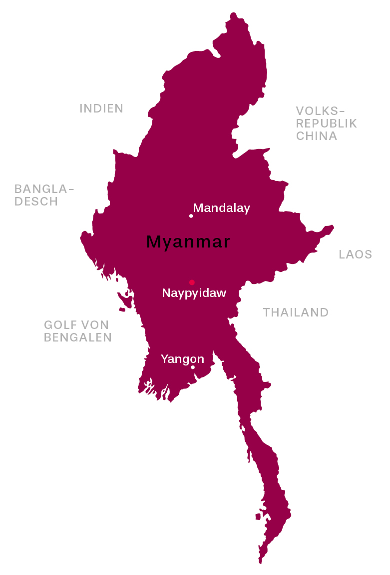 myanmar karte